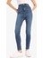 Anna Skinny Fit Yüksek Bel Düz Paça Uzun Jean Taş Yıkama Pantolon D8177AX25SP 3