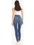 Anna Skinny Fit Yüksek Bel Düz Paça Uzun Jean Taş Yıkama Pantolon D8177AX25SP 6
