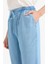 Pull On Carrot Fit Yüksek Bel Bilek Boy Tensel Yıkamalı Pantolon D8237AX25SM 6