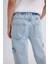 Kargo Jogger Yüksek Bel Bilek Boy Jean Yıkamalı Pantolon C1416AX24SM 8