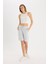 Regular Fit Normal Bel Düz Paça Bermuda Şort W9369AZ25SM 3