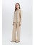 Triko Pantolon Wide Leg Geniş Bol Paça Selanik Kumaş Basic Düz D0361AX24AU 1