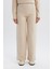 Triko Pantolon Wide Leg Geniş Bol Paça Selanik Kumaş Basic Düz D0361AX24AU 4
