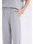 Wide Leg Geniş Paça Eşofman Altı Beli Lastikli Cepli Basic Düz D3759AX24AU 5
