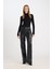 Coool Straight Fit Suni Deri Pantolon Yüksek Bel D8001AX24AU 2