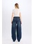Baggy Fit Yüksek Bel Uzun Jean Yıkamalı Pantolon D0748ax25sp 7