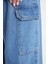 Wide Leg Kargo Yüksek Bel Uzun Yumuşak Jean Pantolon C1244AX24SM 5