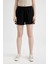Beli Lastikli Cepli Düz Paça Şort U3357AZ24SM 5
