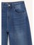 Relax Fit Yüksek Bel Uzun Jean Pantolon C9615AX24WN 8