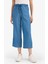 Pull On Culotte Yüksek Beli Lastikli Tensel Yıkamalı İnce Jean Pantolon D8241AX25SM 4