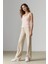 Wide Leg Pensli Kumaş Pantolon Normal Bel Geniş Cepli Bol Paça E2470AX24WN 2