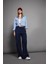 Coool Wide Leg Geniş Bol Paça Normal Bel Palazzo Pantolon Cepli Şerit Detaylı D4404AX24AU 1