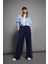 Coool Wide Leg Geniş Bol Paça Normal Bel Palazzo Pantolon Cepli Şerit Detaylı D4404AX24AU 3