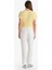 Wide Leg Cep Detaylı Esnek Belli Düz Paça Beyaz Pantolon F0994AX25SM 8