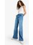 Barrel Fit Normal Bel Bilek Boy Jean Yıkamalı Pantolon F5374AX25HS 3