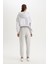 Standart Fit Kalın Jogger Eşofman Altı Bel Paça Lastikli Basic Düz Uzun Boy S7370AZ24WN 6