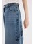 Baggy Fit Yüksek Bel Düz Paça Uzun Jean Pantolon D7963AX25SP 4