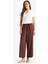 Culotte Esnek Belli Geniş Paça Kuşaklı Krinkıl Viskon Kapri Pantolon C9565AX25SM 1
