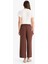 Culotte Esnek Belli Geniş Paça Kuşaklı Krinkıl Viskon Kapri Pantolon C9565AX25SM 7