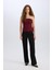 Wide Leg Klasik Kumaş Pantolon Normal Bel Geniş Paça Standart Boy E1518AX24WN 3