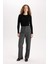 Wide Leg Klasik Kumaş Pantolon Normal Bel Geniş Paça Standart Boy E1518AX24WN 4