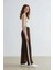 Coool Wide Leg Çizgili Kumaş Palazzo Pantolon Normal Bel E6102AX25SP 5