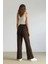 Coool Wide Leg Çizgili Kumaş Palazzo Pantolon Normal Bel E6102AX25SP 7