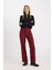 Wide Leg Kumaş Pantolon Geniş Bol Paça Yüksek Bel Basic Düz Standart Boy E1043AX24WN 2