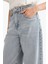 Baggy Fit Yüksek Bel Uzun Jean Yıkamalı Pantolon 5