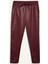 Jogger Cepli Yüksek Bel Standart Paça Suni Deri Pantolon V8072AZ24WN 7
