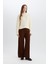Relax Fit Triko Pantolon Geniş Bol Paça Basic Düz Beli Lastikli E2940AX24WN 1