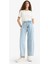Barrel Fit Normal Bel Bilek Boy Jean Yıkamalı Pantolon F6102AX25HS 1