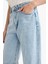 Barrel Fit Normal Bel Bilek Boy Jean Yıkamalı Pantolon F6102AX25HS 5