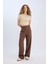 Standart Boy Kumaş Palazzo Pantolon Wide Leg Geniş Bol Paça Basic Düz Yüksek Bel C6402AX25SP 3