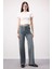 90'S Wide Leg Yüksek Bel Uzun Jean Yıkamalı Pantolon D6617ax25sp 1