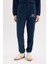 Standart Fit Eşofman Altı Uzun Boy Beli Lastikli Paçası Ayarlanabilir Lastikli Bağcıklı Cepli Baskılı Polar Kumaş Y2650AZ24WN 5
