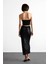 Slim Fit Dar Kesim Payetli Yırtmaçlı Midi Etek F8417AX25SM 5