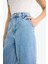 Carrot Fit Beli Lastikli Bilek Boy Jean Yıkamalı Pantolon E1686AX25SM 5