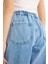 Carrot Fit Beli Lastikli Bilek Boy Jean Yıkamalı Pantolon E1686AX25SM 6