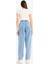 Carrot Fit Beli Lastikli Bilek Boy Jean Yıkamalı Pantolon E1686AX25SM 7