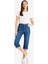 Normal Bel Cepli Katlamalı Paça Jean Kapri E2178AX25SM 2