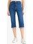 Normal Bel Cepli Katlamalı Paça Jean Kapri E2178AX25SM 4