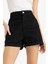 Mom Fit Yüksek Bel Duble Paça Jean Şort 6