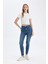Skinny Fit Yüksek Bel Bilek Boy Jean Pantolon C7611AX24WN 1