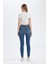 Skinny Fit Yüksek Bel Bilek Boy Jean Pantolon C7611AX24WN 7