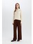 Relax Fit Triko Pantolon Geniş Bol Paça Basic Düz Beli Lastikli E2940AX24WN 2