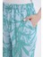 Wide Leg Geniş Paça Desenli Esnek Belli Viskon Pantolon E1824AX25SP 4