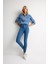 Jegging Yüksek Bel Bilek Boy Dar Paça Basic Düz Jean Pantolon B7498AX24AU 1