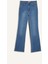Slim Flare Yüksek Bel Düz Paça Uzun Jean Pantolon D7974AX25SP 6