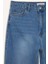 Slim Flare Yüksek Bel Düz Paça Uzun Jean Pantolon D7974AX25SP 7